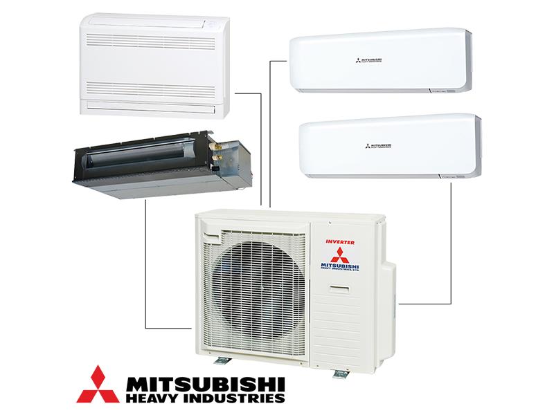 Giới thiệu tính năng điều hòa Multi Mitsubishi Heavy