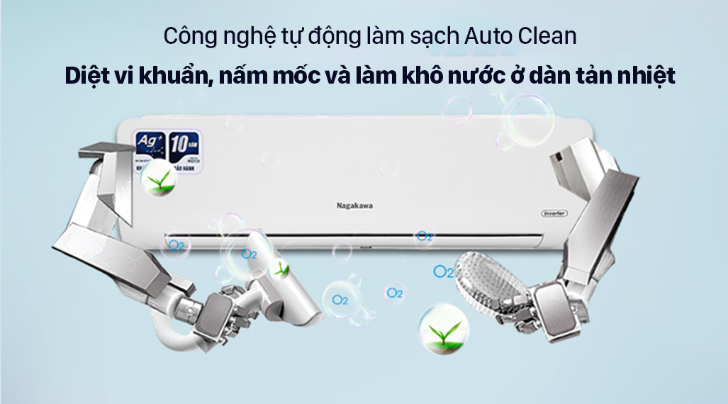 Auto Clean - Tự động làm sạch 5 bước