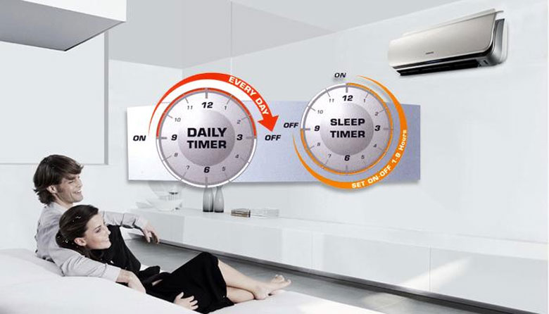 Điều hòa âm trần có tốn điện không: Mẹo tiết kiệm điện sử dụng chế độ hẹn giờ