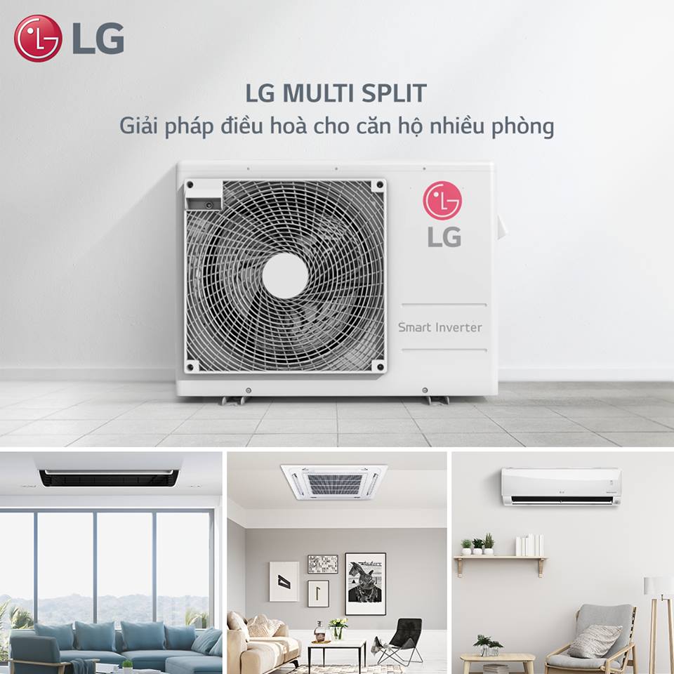Giá Lắp Đặt Điều Hòa Âm Trần Multi LG Tại Hà Nội